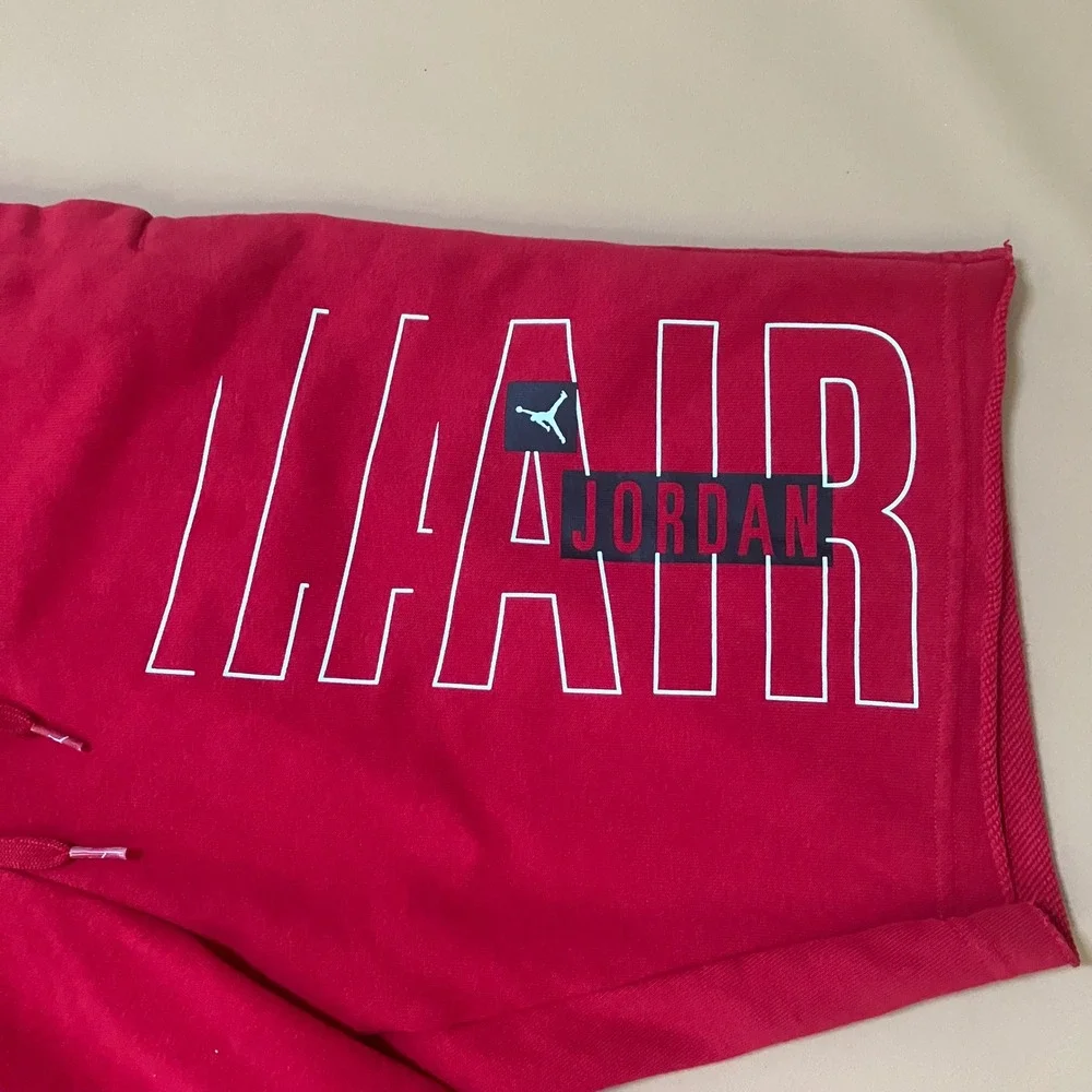 Air Jordan Jumpman Red‎ Fleece Sweat Shorts Mens Small Gym Casual Basketball